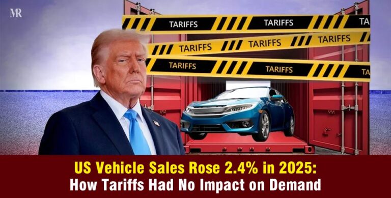 US Vehicle Sales Rose 2.4%: Tariffs Had No Impact on Demand