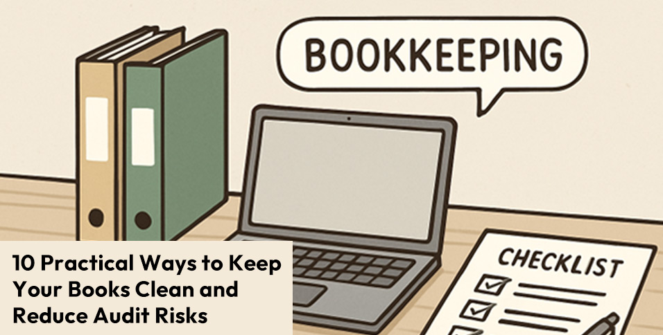 10 Practical Ways to Keep Your Books Clean and Reduce Audit Risks