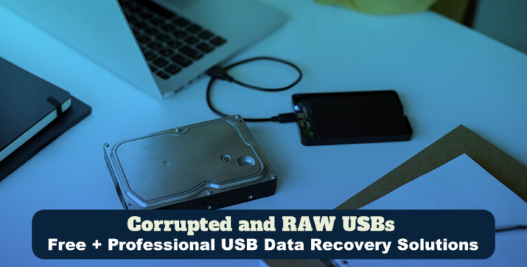 RAW USB Drive