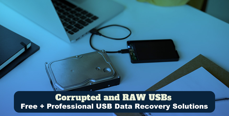 RAW USB Drive