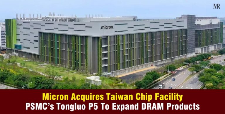 Micron Acquires Taiwan Chip
