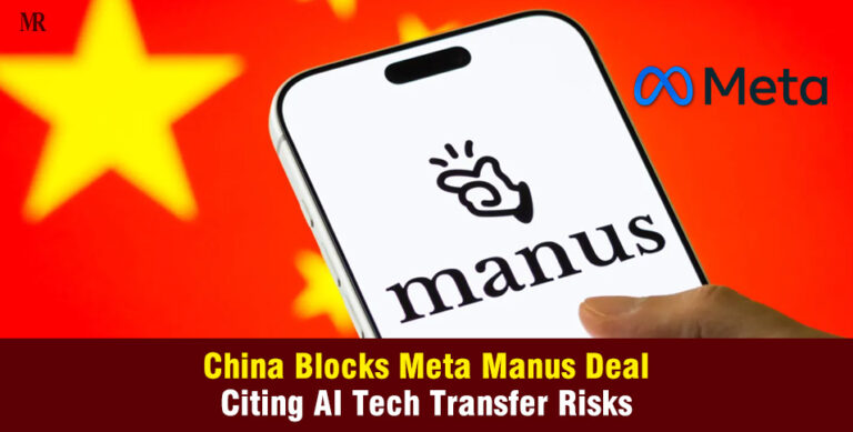 China Blocks Meta Manus Deal