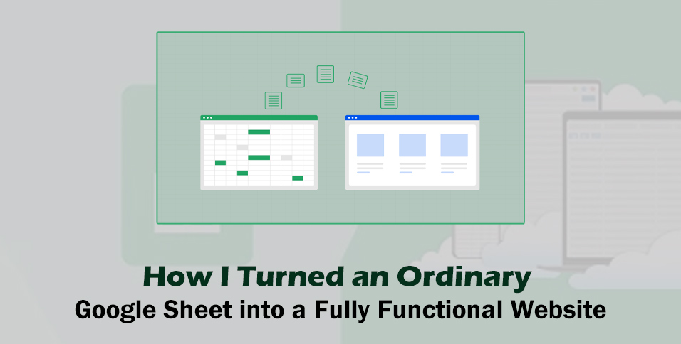 Google Sheet Website