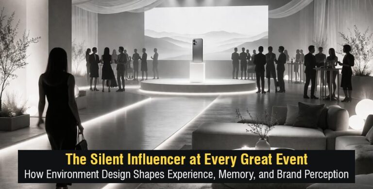 The Silent Influencer at Every Great Event: How Environment Design Shapes Experience, Memory, and Brand Perception