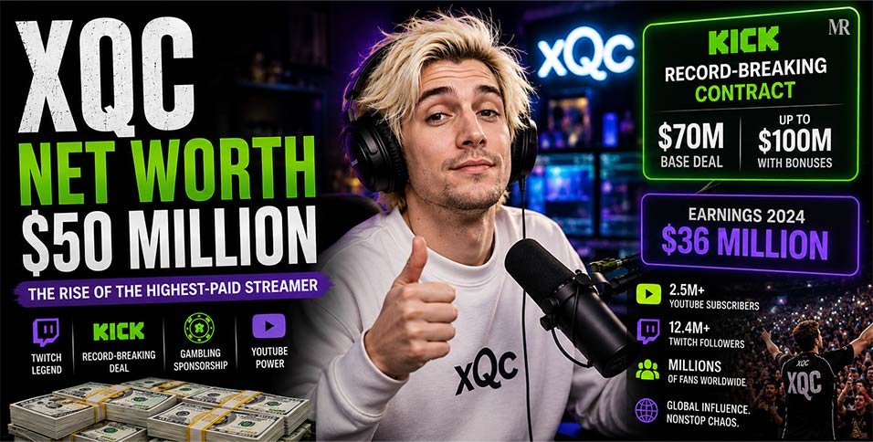 xQc Net Worth
