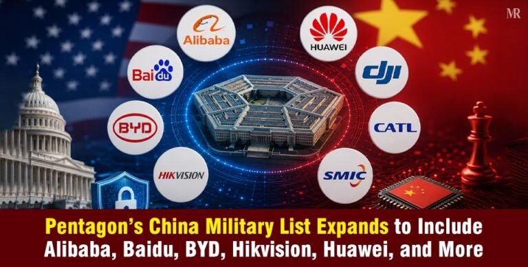 Pentagon’s China Military List Includes Several Global Firms