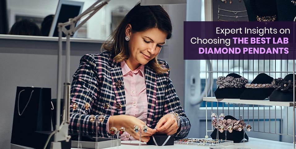 Lab Diamond Pendants