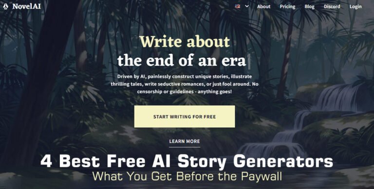 Free AI Story Generators