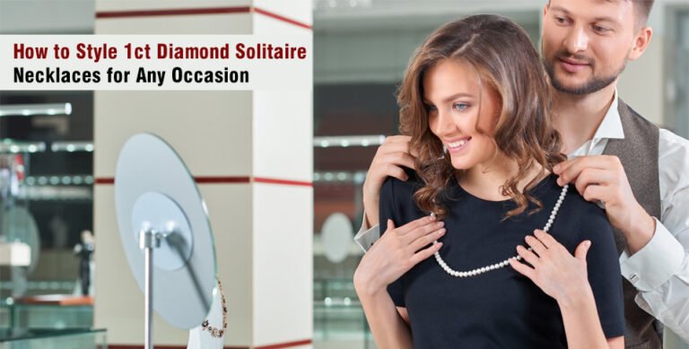 1ct Diamond Solitaire Necklace