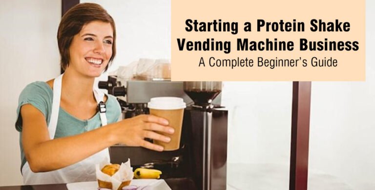 Protein Shake Vending Machine