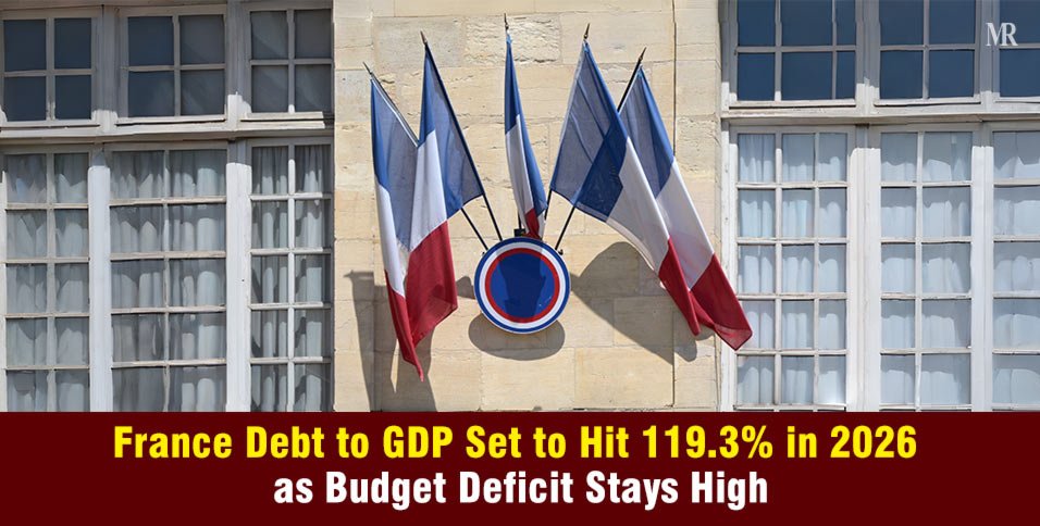 France debt to GDP 2026