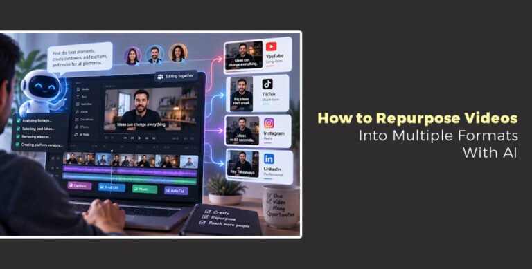 How to Repurpose Videos Into Multiple Formats With AI